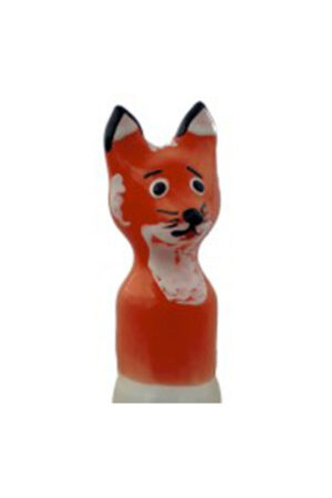 CONDOMERIE - HANDPAINTED NOVELTY CONDOMS FOX BROWN XL