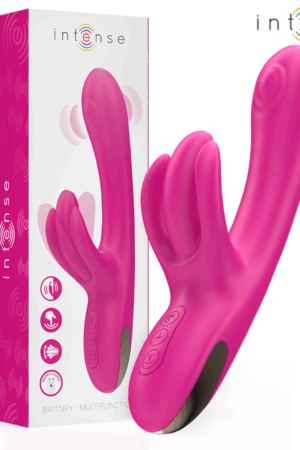INTENSE - BRITNEY MULTIFUNCTION RABBIT VIBRATOR 23 CM PINK