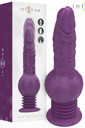 INTENSE - TATUM MULTIFUNCTION VIBRATOR WITH UP AND DOWN VIBRATION 24 CM PURPLE