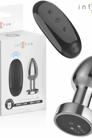 INTENSE - ANAL PLUG 10 VIBRATIONS METAL WITH REMOTE CONTROL S