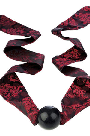 CALEXOTICS - SCANDAL BALL GAG WITH BLACK/RED BOW