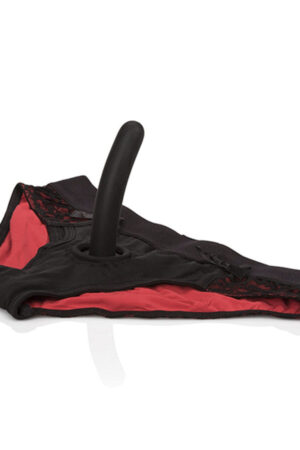 CALEXOTICS - SCANDAL SET DE BRAGUITAS ROJAS CON DILDO TALLA S/M