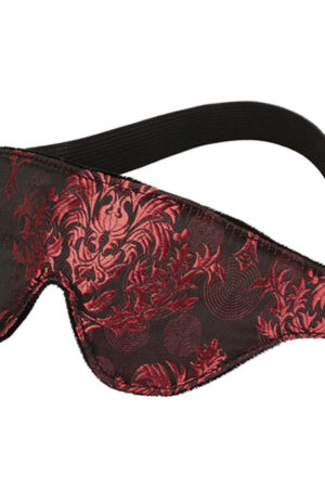 CALEXOTICS - SCANDAL OPAQUE EYE MASK WITH RED DETAILS