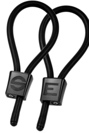 ELECTRASTIM - PRESTIGE ELECTRA LOOPS ADJUSTABLE COCK RINGS BLACK