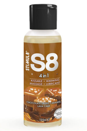 STIMUL8 - S8 4 IN 1 CHOCOLATE AND SALTED CARAMEL DESSERT LUBRICANT 125 ML