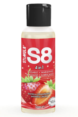 STIMUL8 - S8 4 IN 1 STRAWBERRY DESSERT LUBRICANT 125 ML
