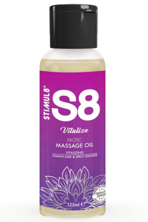 STIMUL8 - S8 VITALIZE LIME MASSAGE OIL 125 ML