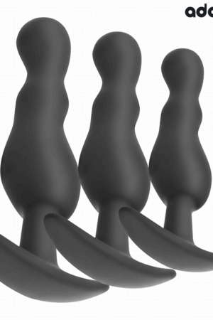 ADDICTED TOYS - SET DE 3 PLUG ANAL SILICONA MODELO 1