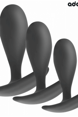 ADDICTED TOYS - SET DE 3 PLUG ANAL SILICONA MODELO 2
