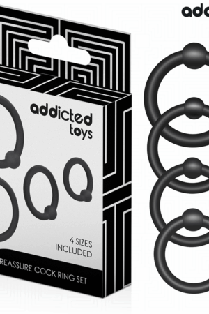 ADDICTED TOYS - SET OF PRESSURE SILICONE RINGS