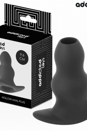 ADDICTED TOYS - HOLLOW ANAL PLUG SILICONE SIZE M 9.6 CM