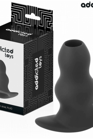 ADDICTED TOYS - HOLLOW ANAL PLUG SILICONE SIZE L 11.1 CM