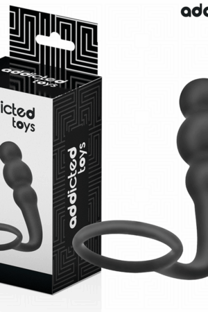 ADDICTED TOYS - ANAL PLUG WITH RING SILICONE MODEL 1
