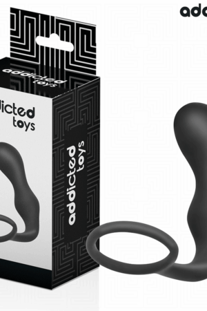ADDICTED TOYS - ANAL PLUG WITH RING SILICONE MODEL 3