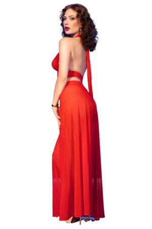 CHILIROSE - CR  4857 SET TOP Y PANTALONES ROJO TALLA S