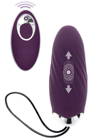 TOYJOY - HAPPINESS KNOCK KNOCK EGGSTAVAGANT VIBRADOR CON CONTROL REMOTO MORADO