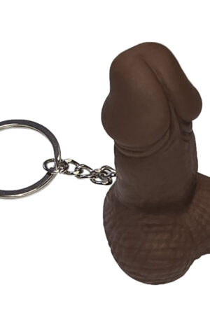 DIABLO PICANTE - PENIS SHAPED WHISTLE KEYRING MULATTO COLOR