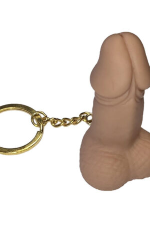 DIABLO PICANTE - WHISTLE KEYCHAIN IN THE SHAPE OF A PENIS IN FLESH COLOR