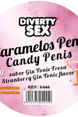 DIABLO PICANTE - 20 GIN  TONIC FLAVORED PENIS CANDIES