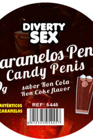 DIABLO PICANTE - 20 PENIS-SHAPED CANDIES WITH GIN TONIC FLAVOR