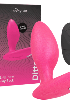 WE-VIBE - DITTO+ PLUG ANAL VIBRADOR ROSA