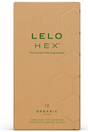 LELO - HEX ORGANIC CONDOM BOX 12 UNITS
