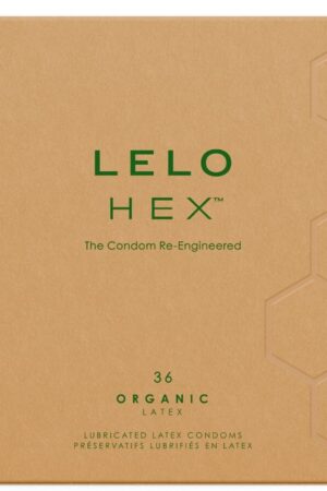 LELO - HEX ORGANIC CONDOM BOX 36 UNITS