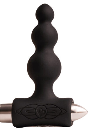 ROCKS- OFF - PETITE SENSATIONS BUBBLES ANAL PLUG VIBRATOR BLACK