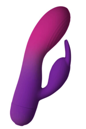 ROCKS- OFF - GLO- GIRL PURPLE RABBIT VIBRATOR