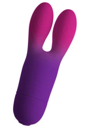 ROCKS- OFF - GLO-GIRL BUNNY PURPLE FLEXIBLE VIBRATOR