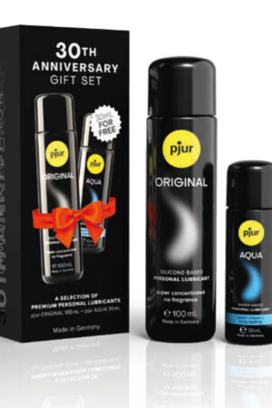 PJUR - SET 30TH ANNIVERSARY PJUR ORIGINAL 100 ML + PJUR AQUA 30 ML AS A GIFT