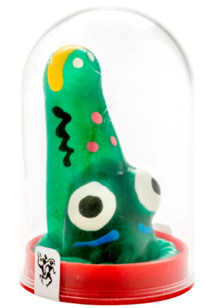 CONDOMERIE - HANDPAINTED NOVELTY CONDOMS CROCODILE MODEL 1