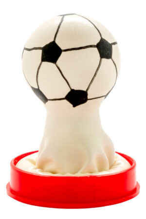 CONDOMERIE - HANDPAINTED NOVELTY CONDOMS FOOTBALL