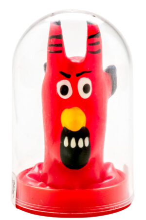 CONDOMERIE - HANDPAINTED NOVELTY CONDOMS RED DEVIL