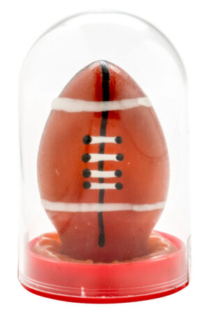 CONDOMERIE - HANDPAINTED NOVELTY CONDOMS RUGBY BALL