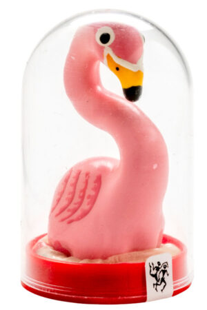 CONDOMERIE - HANDPAINTED NOVELTY CONDOMS FLAMINGO PINK