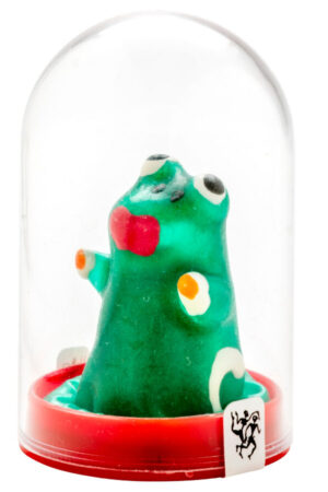 CONDOMERIE - HANDPAINTED NOVELTY CONDOMS FROG MODEL 1
