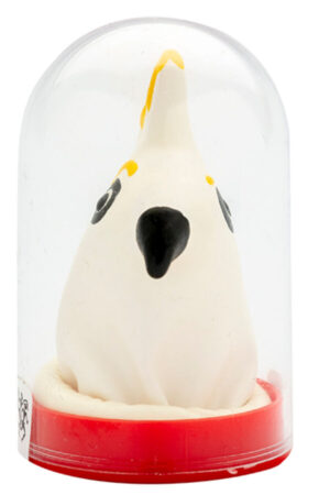 CONDOMERIE - HANDPAINTED NOVELTY CONDOMS PARROT WHITE