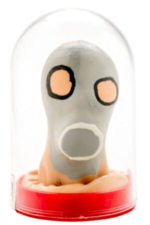 CONDOMERIE - HANDPAINTED NOVELTY CONDOMS GAS MASK