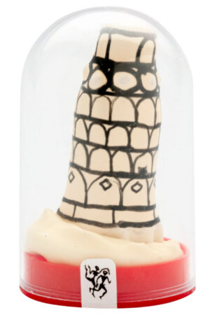 CONDOMERIE - HANDPAINTED NOVELTY CONDOMS PISA TOWER