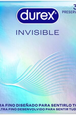 DUREX - ULTRA THIN INVISIBLE CONDOMS 3 UNITS