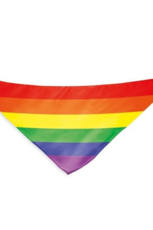 PRIDE - RAINBOW FLAG TRIANGULAR COTTON SCARF