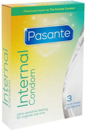 PASANTE - INTERNAL CONDOM NON-LATEX 3 UNITS