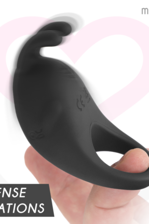 MORESSA - BRAD PREMIUM SILICONE RECARGABLE NEGRO