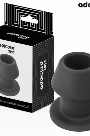 ADDICTED TOYS - EXTREME HOLLOW ANAL PLUG SILICONE SIZE S 7.5 CM