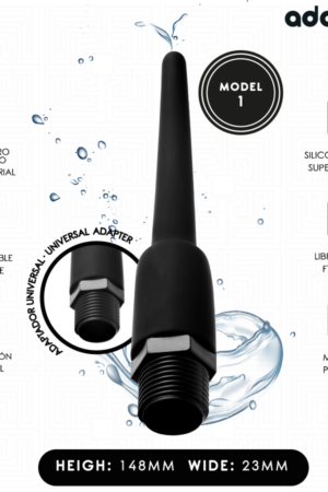 ADDICTED TOYS - LIMPIADOR ANAL CON ADAPTADOR UNIVERSAL MODELO 1