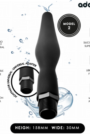 ADDICTED TOYS - LIMPIADOR ANAL CON ADAPTADOR UNIVERSAL MODELO 2