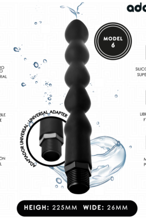 ADDICTED TOYS - LIMPIADOR ANAL CON ADAPTADOR UNIVERSAL MODELO 6