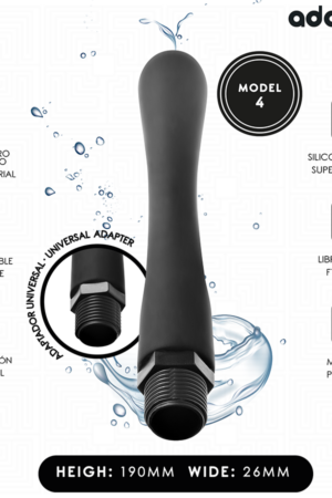 ADDICTED TOYS - LIMPIADOR ANAL CON ADAPTADOR UNIVERSAL MODELO 4