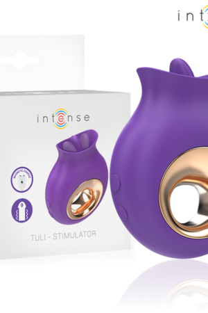 INTENSE - TULI CLITORIS STIMULATOR 9 VIBRATIONS & 9 OSCILLATIONS PURPLE